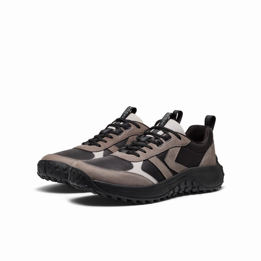 Crafted Lifestyle Gear Men'S Ks86 Leather Sneaker  |  Black/Steel Grey