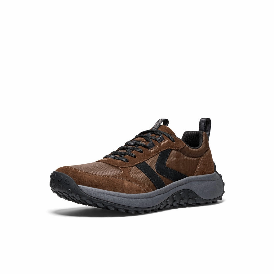 Confident Layers Movement Reimagined Men'S Ks86 Sneaker  |  Dark Earth/Black