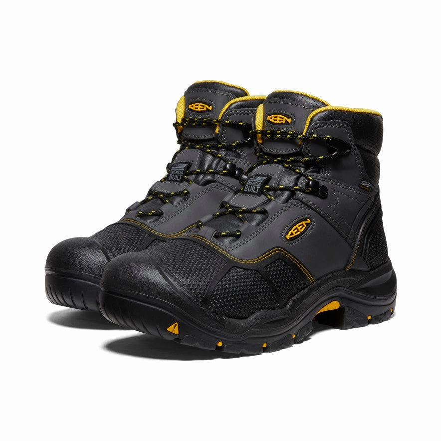 Go-Easy Gear Men'S Logandale Waterproof Boot (Steel Toe)  |  Raven/Black