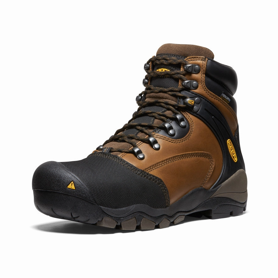 Men'S Louisville 6" Met Waterproof Boot (Steel Toe)  |  Slate Black Clean Energy