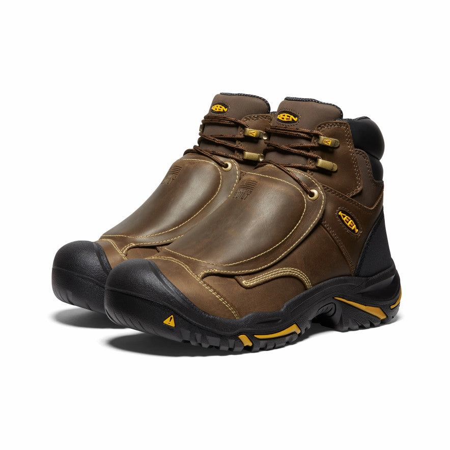 Form Plus Function Shift Your Gear Men'S Mt Vernon 6" Met Waterproof Boot (Steel Toe)  |  Cascade Brown