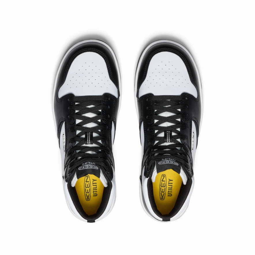 Men'S Overton Mid Work Shoe (Carbon Toe)  |  Star White/Black Crafted Flow Versatile Future