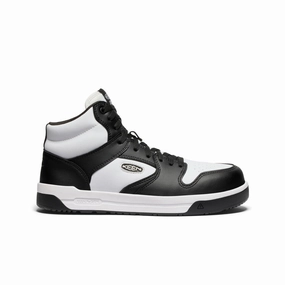 Confident Layers Men'S Overton Mid Work Shoe (Carbon Toe)  |  Star White/Black