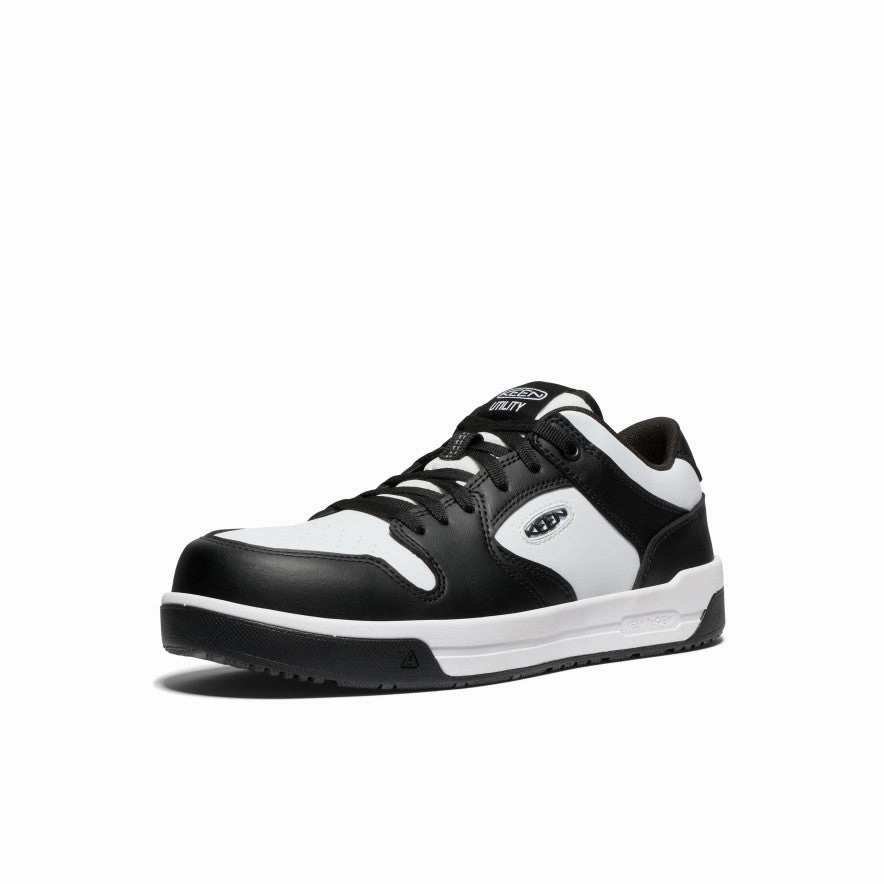 Balanced Design Grounded Luxury Men'S Overton Work Shoe (Carbon Toe)  |  Star White/Black