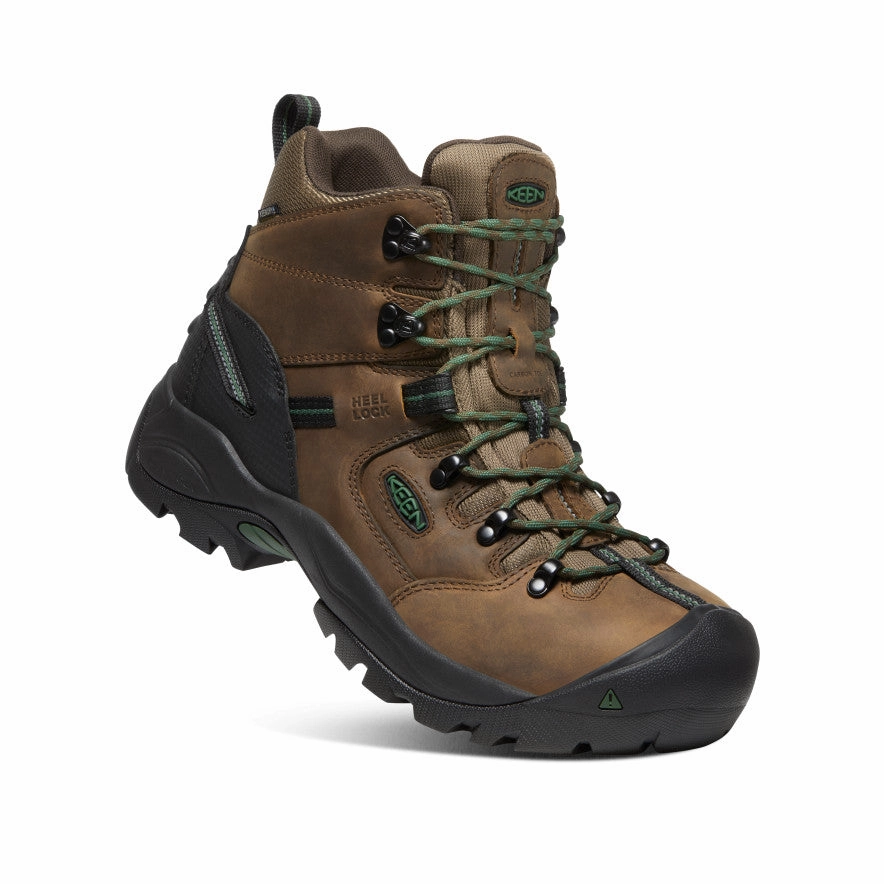 Men'S Pittsburgh Energy 6" Waterproof Boot (Carbon Toe)  |  Cascade Brown/Greener Pastures Your Functional Form