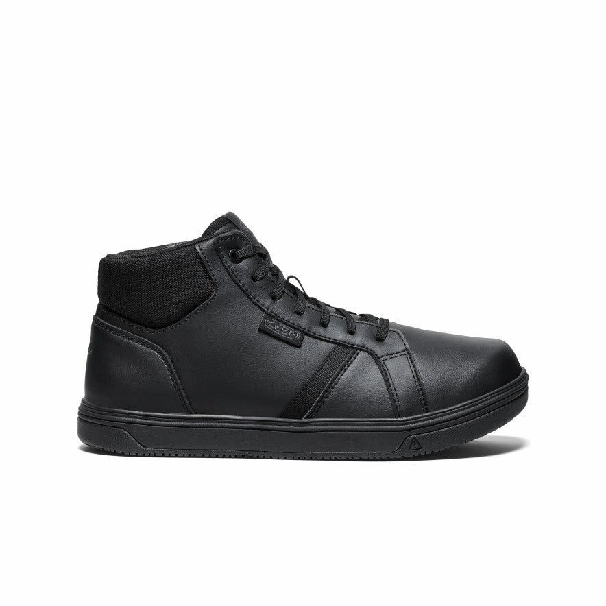 Effortless Utility Men'S Ptc Kenton Mid Work Shoe (Soft Toe)  |  Black/Black
