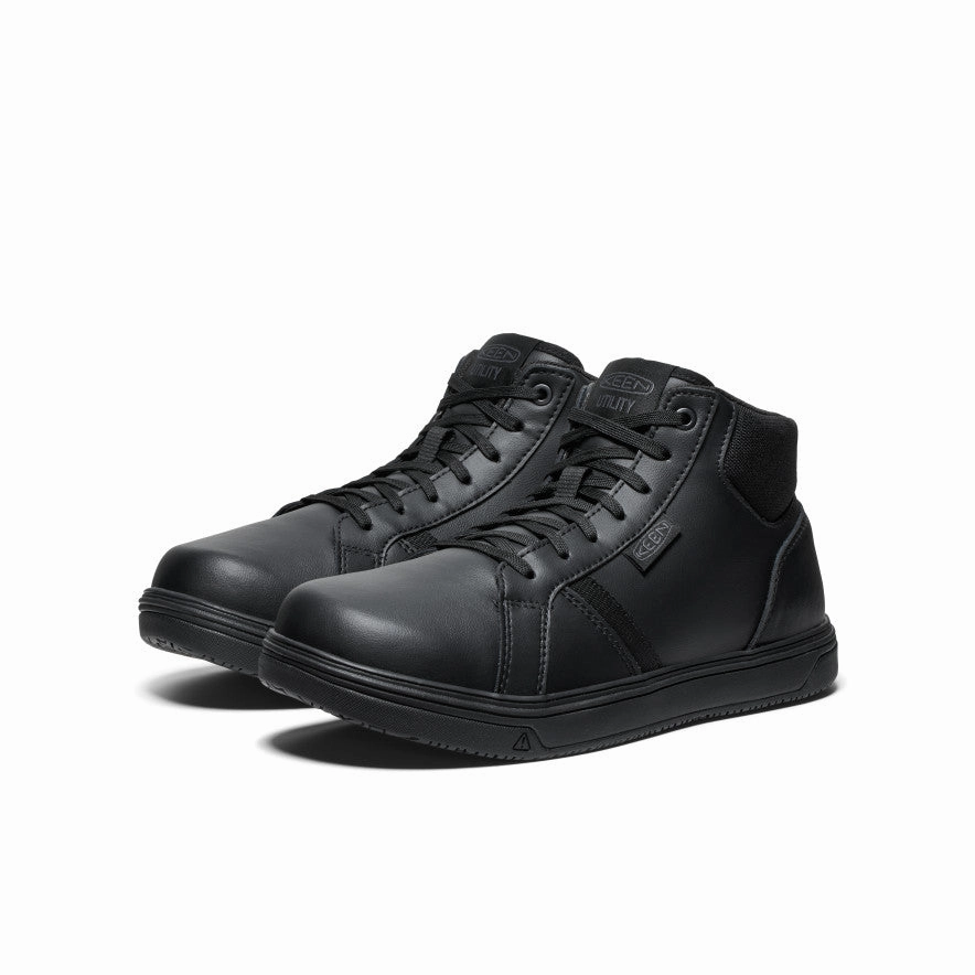 Engineered For Now Lifestyle Engineered Men'S Ptc Kenton Mid Work Shoe (Soft Toe)  |  Black/Black