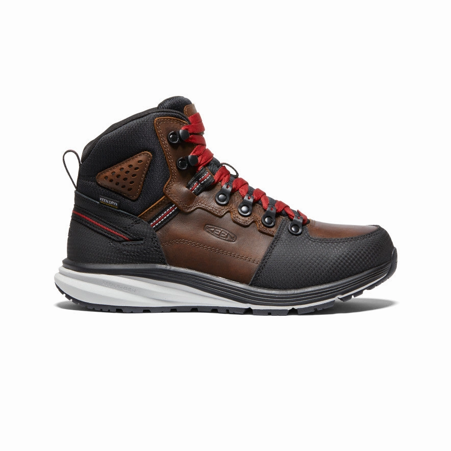 Men'S Red Hook Waterproof Boot (Soft Toe)  |  Tobacco/Black Tailored Utility
