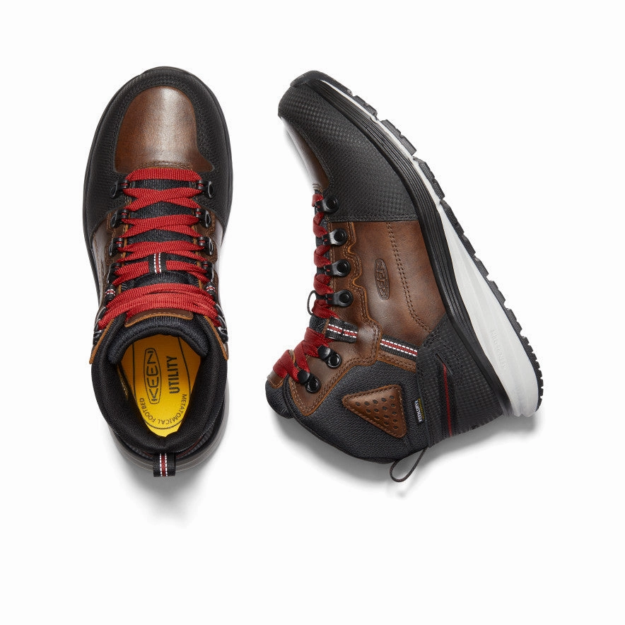Calm In Motionwear Men'S Red Hook Waterproof Boot (Soft Toe)  |  Tobacco/Black