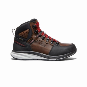 Men'S Red Hook Waterproof Boot (Soft Toe)  |  Tobacco/Black Tailored Utility