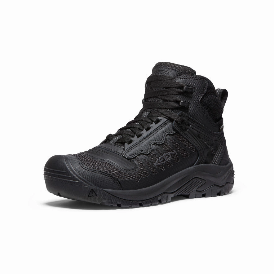 Men'S Reno Waterproof Mid (Soft Toe)  |  Black/Black Cool In Motion Motion Living