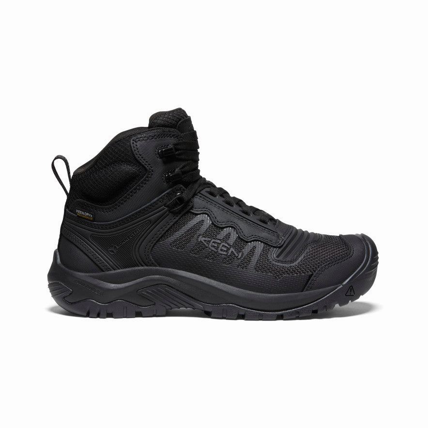 Men'S Reno Waterproof Mid (Soft Toe)  |  Black/Black Fluid Motionwear