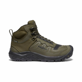 Men'S Reno Waterproof Mid (Soft Toe)  |  Dark Olive/Black Versatility Matters Quiet City Style
