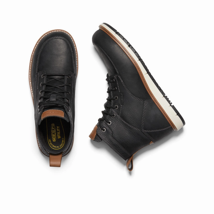 Men'S San Jose 6" Boot (Aluminum Toe)  |  Black/Caramel Cafe Versatile Future