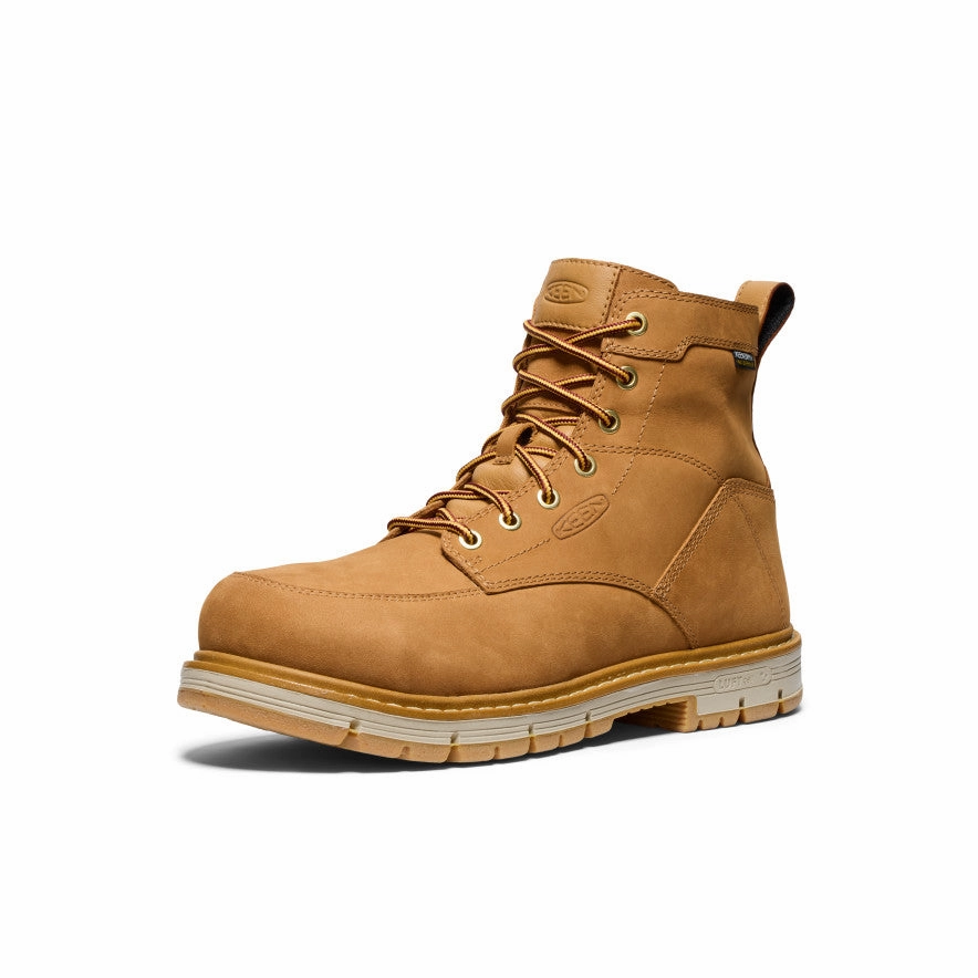 Men'S San Jose 6" Waterproof 90 Heel Boot (Aluminum Toe)  |  Bistre/Gum Style In Sync