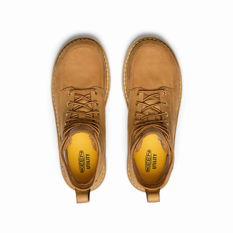 Cool And Clean Form-Light Fit Men'S San Jose 6" Waterproof 90 Heel Boot (Aluminum Toe)  |  Bistre/Gum
