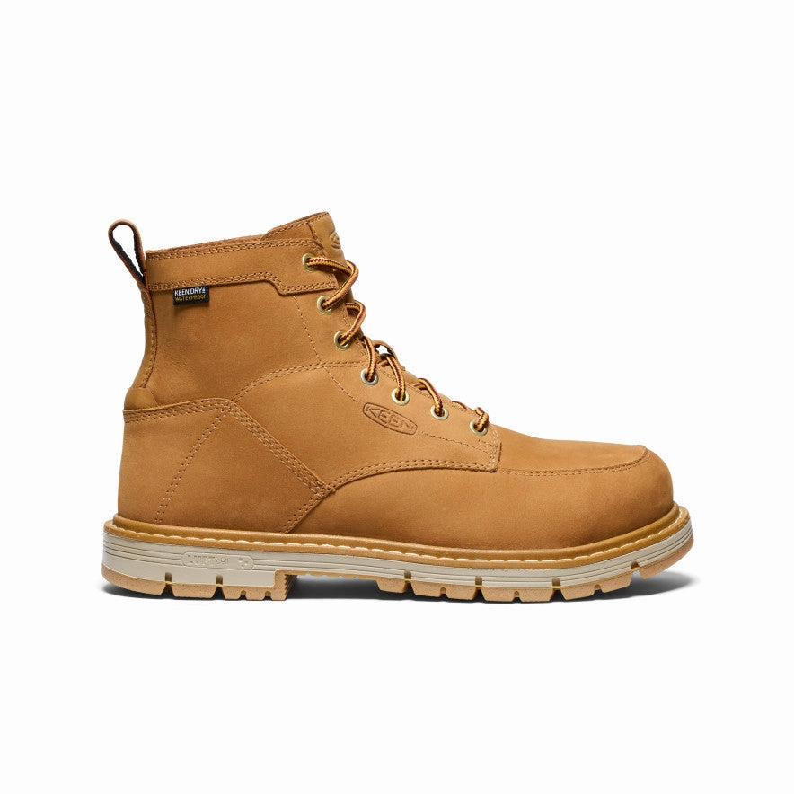 Men'S San Jose 6" Waterproof 90 Heel Boot (Aluminum Toe)  |  Bistre/Gum Urban Evolution