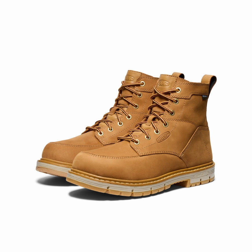 Men'S San Jose 6" Waterproof 90 Heel Boot (Soft Toe)  |  Bistre/Gum Engineered For Flow Simplicity Rules