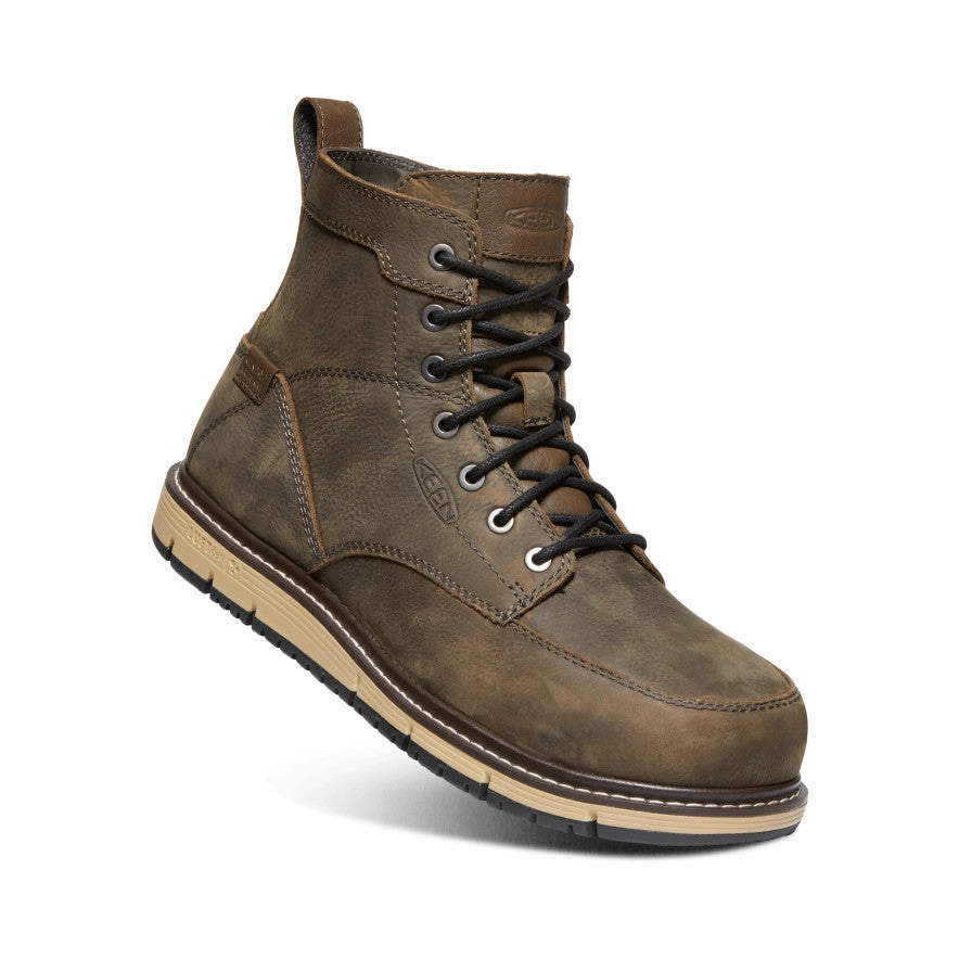 Multi-Wear Outfit Designed With Rhythm Men'S San Jose 6" Waterproof Boot (Aluminum Toe)  |  Cascade Brown/Black