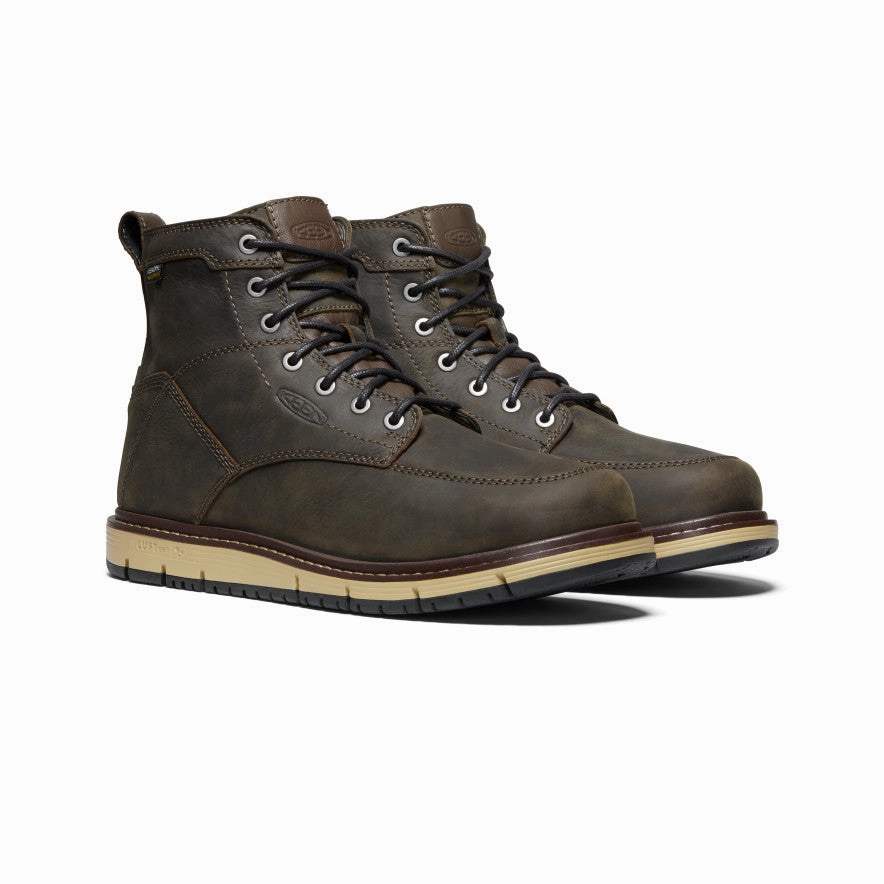 Men'S San Jose 6" Waterproof Boot (Soft Toe)  |  Cascade Brown Cool Experience