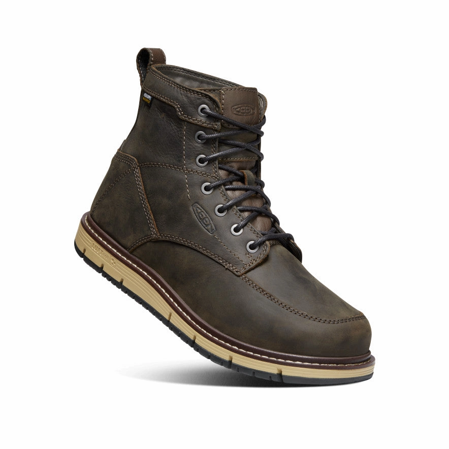 Layer Logic Men'S San Jose 6" Waterproof Boot (Soft Toe)  |  Cascade Brown
