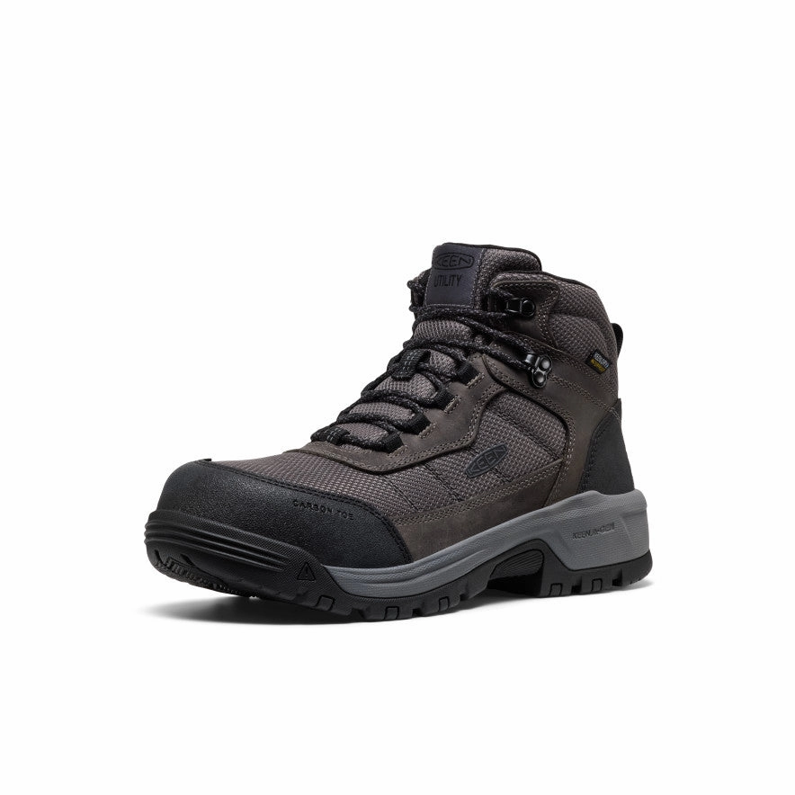 Adaptive Style Men'S Skokie Waterproof Work Boot (Carbon Toe)  |  Magnet/Black