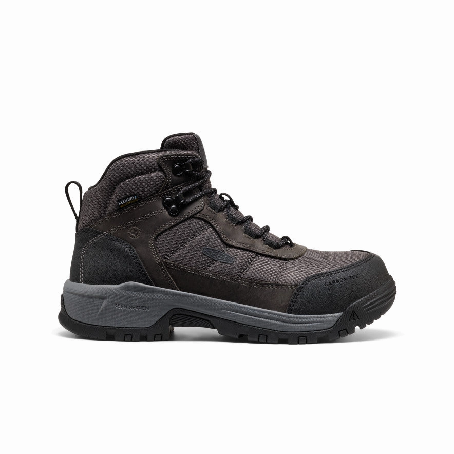 Minimal Focus Men'S Skokie Waterproof Work Boot (Carbon Toe)  |  Magnet/Black