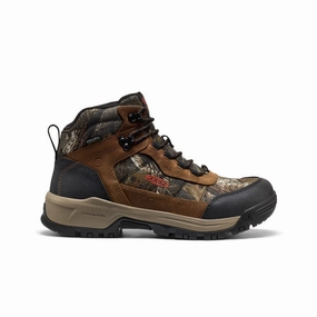 Crafted In Flow Men'S Skokie Waterproof Work Boot (Soft Toe)  |  Camo/Black