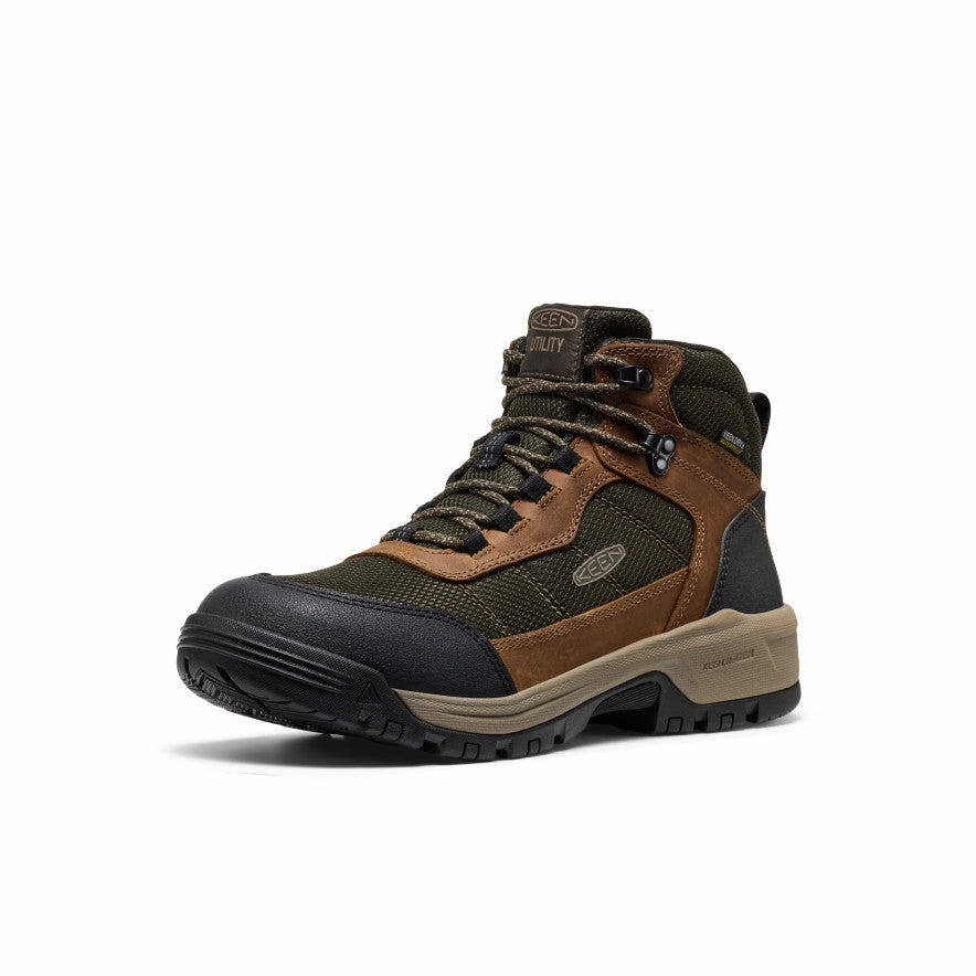 Men'S Skokie Waterproof Work Boot (Soft Toe)  |  Forest Night/Black Flowwear Ready For Rhythm