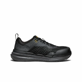 Men'S Speedworks Work Sneaker (Carbon Toe)  |  Black/Steel Grey Layer Up Smart Subtle Signature