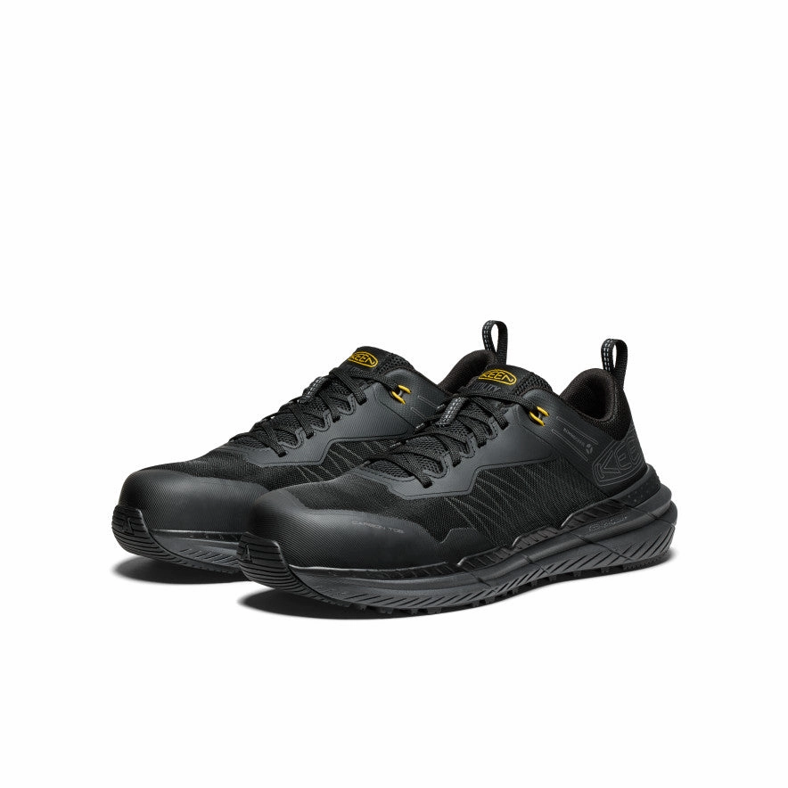 Cool Rhythm Men'S Speedworks Work Sneaker (Carbon Toe)  |  Black/Steel Grey