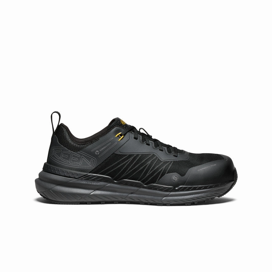 Responsive Design Men'S Speedworks Work Sneaker (Carbon Toe)  |  Black/Steel Grey