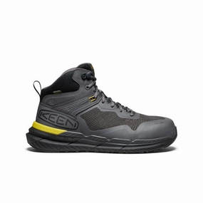 Movement-Inspired Men'S Synchro Waterproof Work Boot (Carbon Toe)  |  Magnet/Black