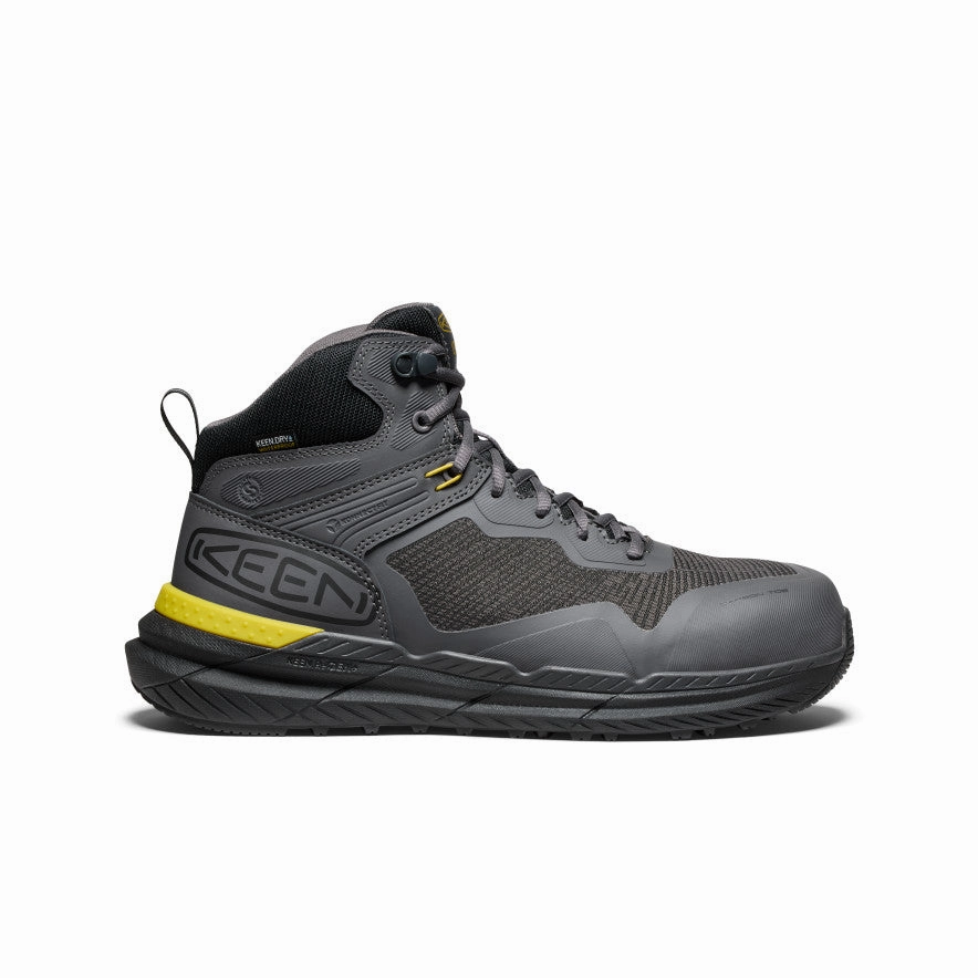 Movement-Inspired Men'S Synchro Waterproof Work Boot (Carbon Toe)  |  Magnet/Black