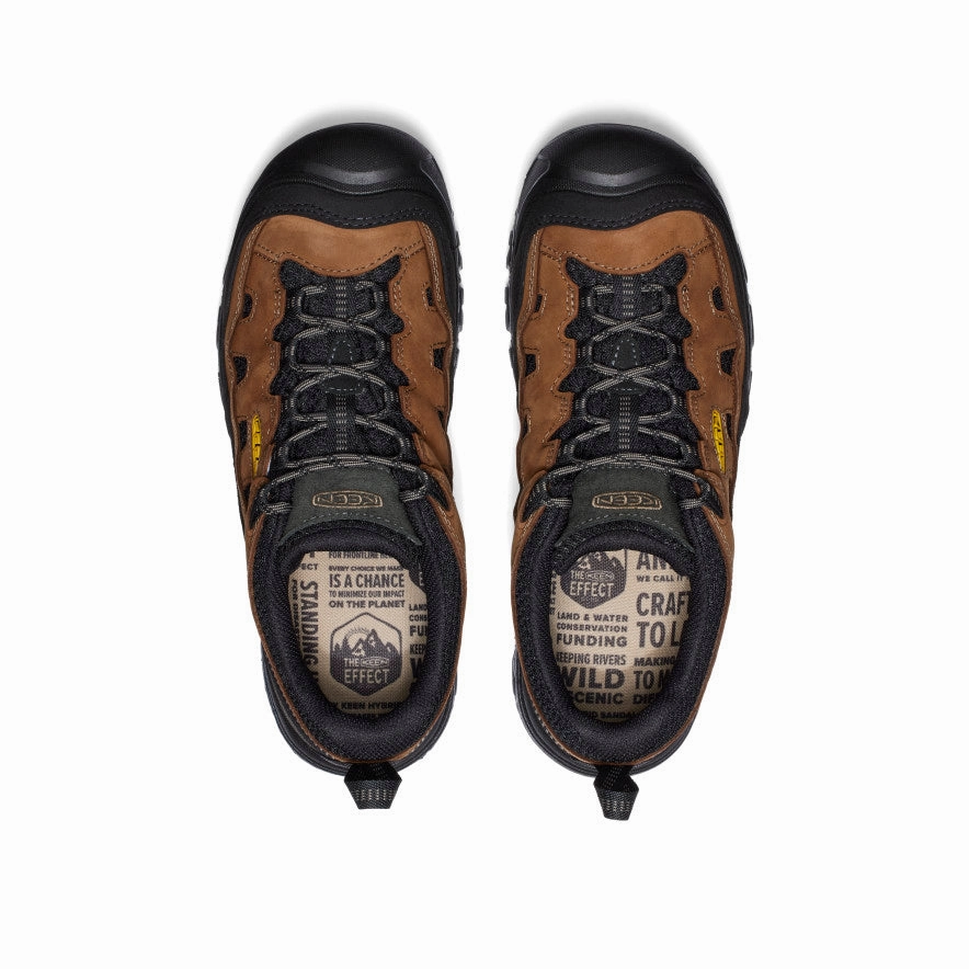 Men'S Targhee Iv Vented Hiking Shoe  |  Bison/Golden Yellow Authentic Motion Optimized Form