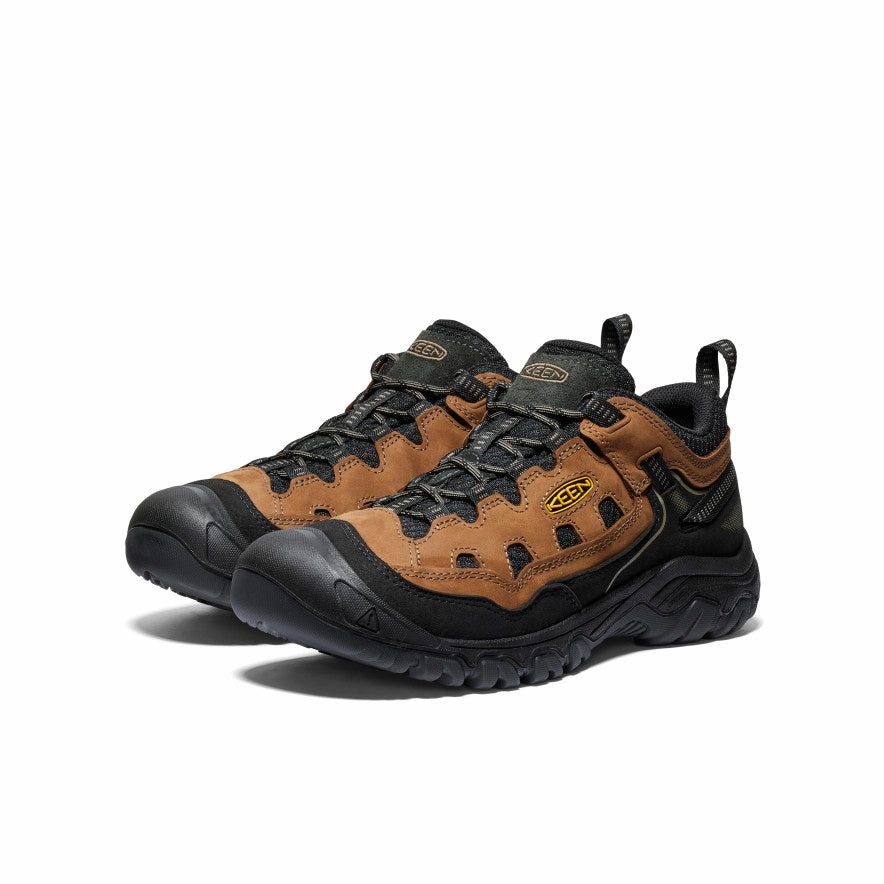 Men'S Targhee Iv Vented Hiking Shoe  |  Bison/Golden Yellow Active Energy
