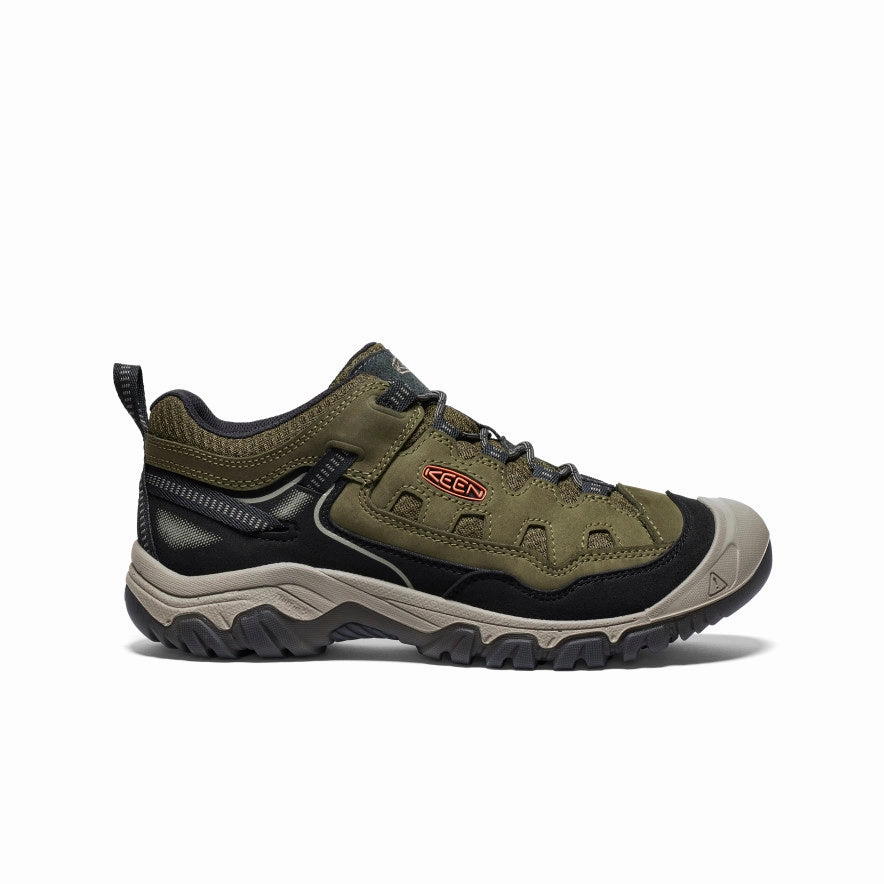 Your Flow Wear Clean-Motion System Men'S Targhee Iv Vented Hiking Shoe  |  Dark Olive/Gold Flame