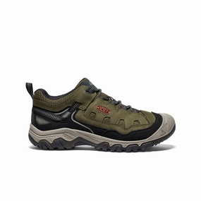 Your Flow Wear Clean-Motion System Men'S Targhee Iv Vented Hiking Shoe  |  Dark Olive/Gold Flame
