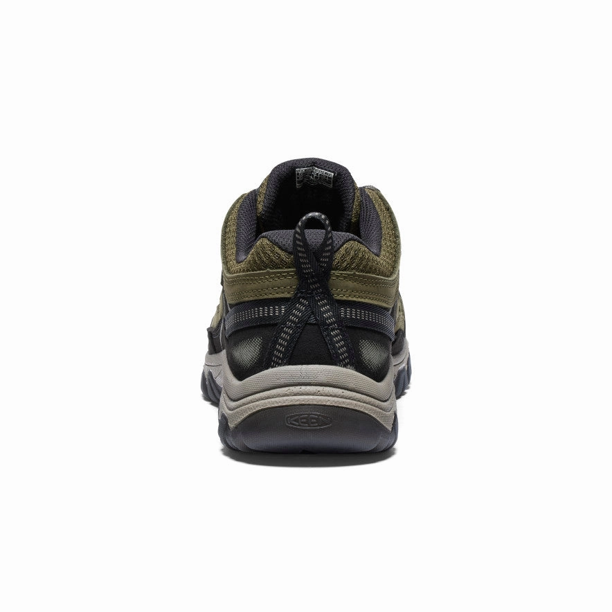 The Feel Factor Men'S Targhee Iv Vented Hiking Shoe  |  Dark Olive/Gold Flame