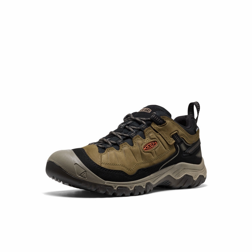 Men'S Targhee Iv Waterproof Hiking Shoe  |  Dark Olive/Gold Flame Precision Layers