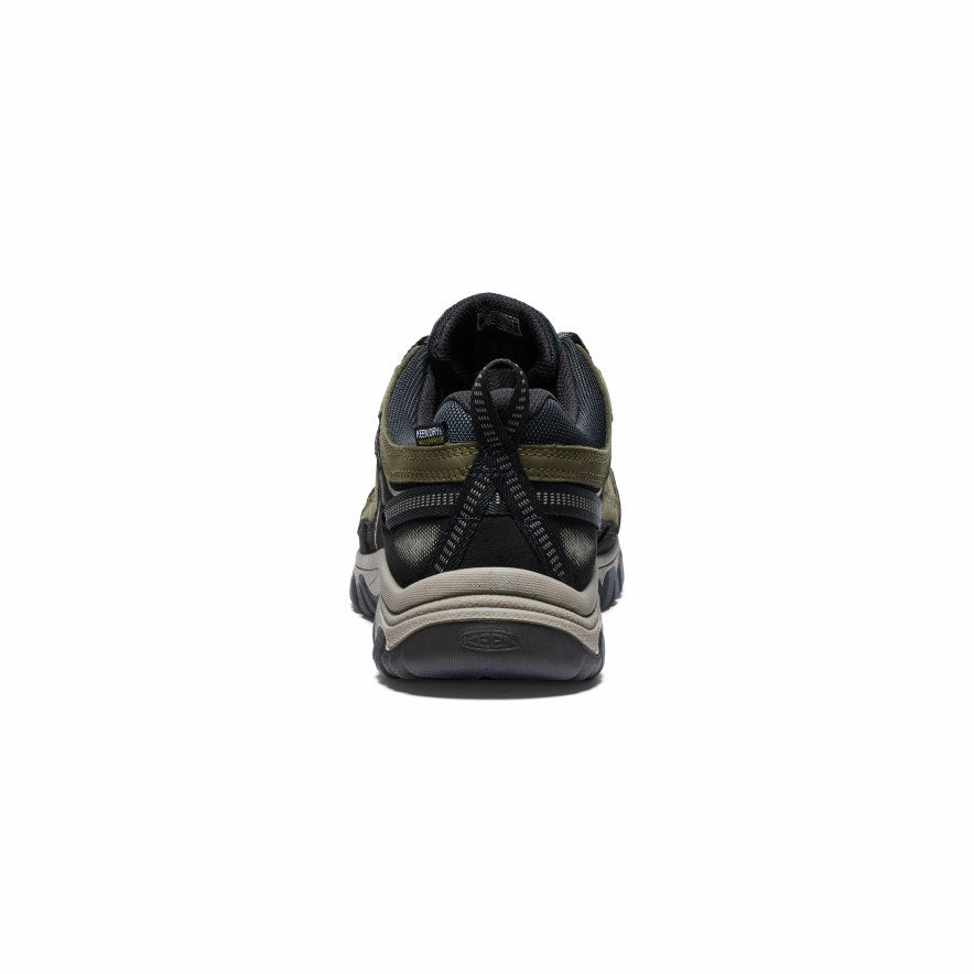 Men'S Targhee Iv Waterproof Hiking Shoe  |  Dark Olive/Gold Flame Design-First