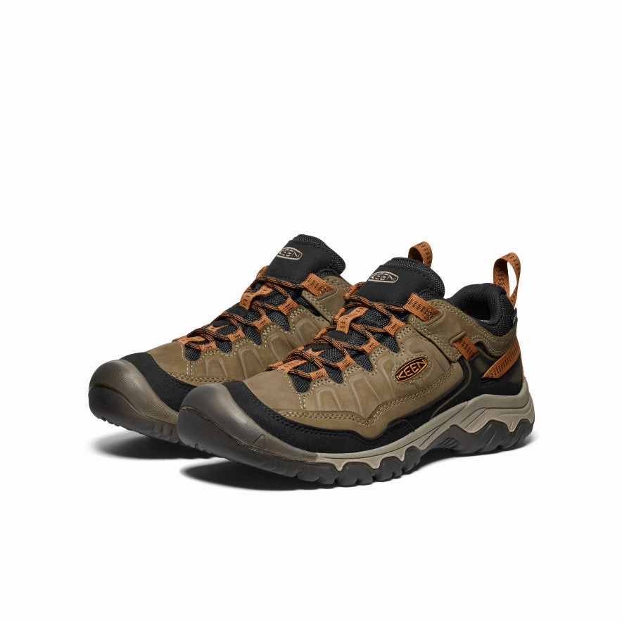 Pure Motion Men'S Targhee Iv Waterproof Hiking Shoe  |  Sea Turtle/Roasted Pecan
