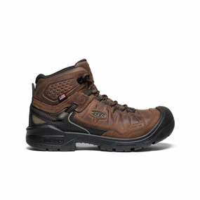 Men'S Targhee Iv Waterproof Work Boot (Carbon Toe)  |  Dark Earth/Black Minimal Mood
