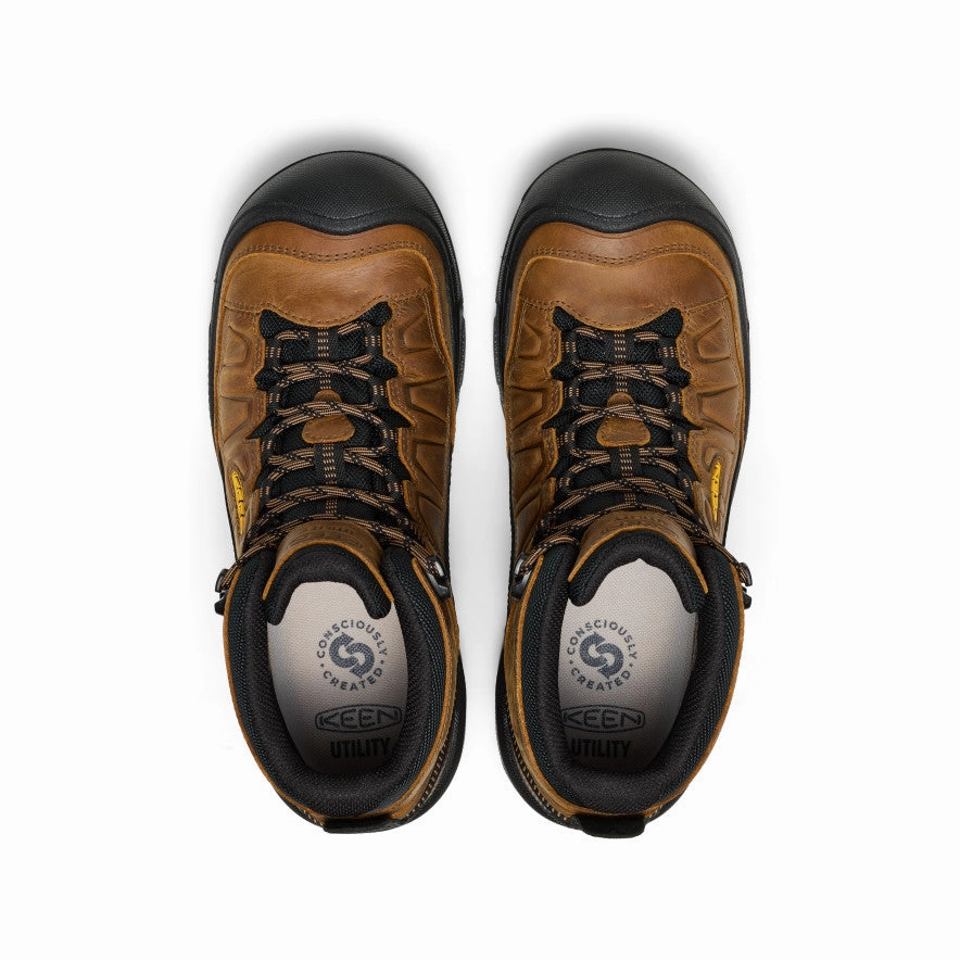 Relaxed Innovation Ready For Streets Men'S Targhee Iv Waterproof Work Boot (Soft Toe)  |  Belgian/Black