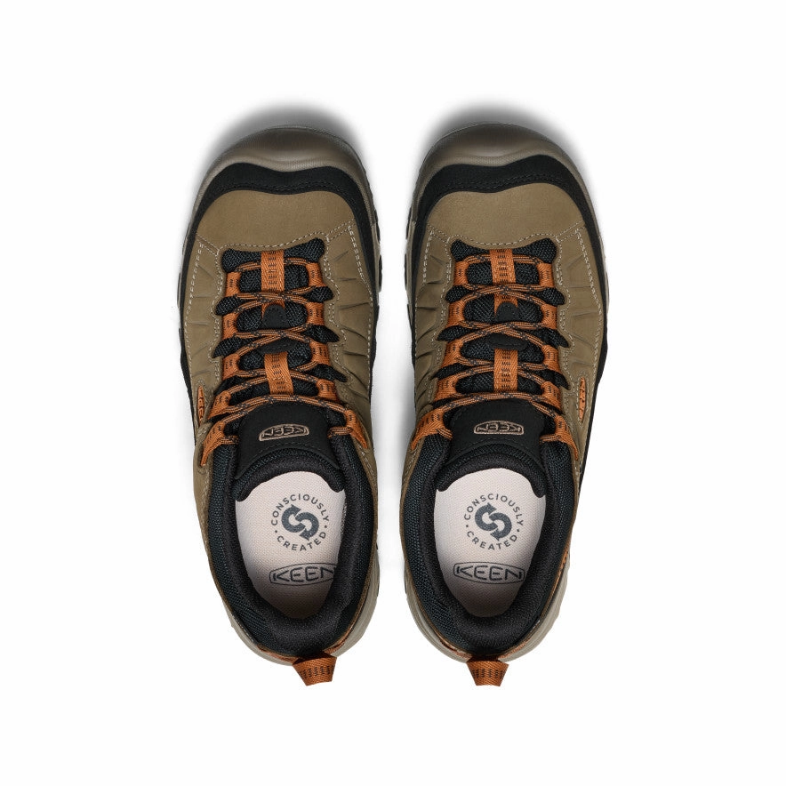 Men'S Targhee Iv Wide Waterproof Hiking Shoe  |  Sea Turtle/Roasted Pecan Crafted For Presence Cool Experience