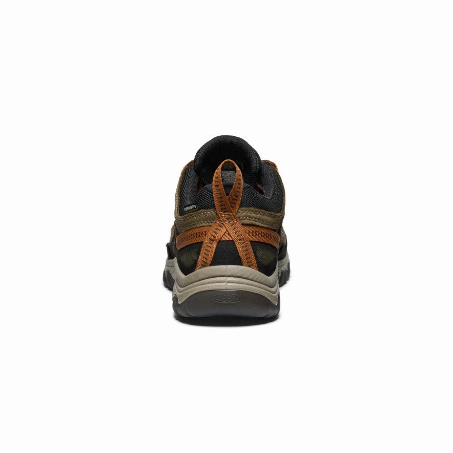 Easy Polish Flowline Fashion Men'S Targhee Iv Wide Waterproof Hiking Shoe  |  Sea Turtle/Roasted Pecan