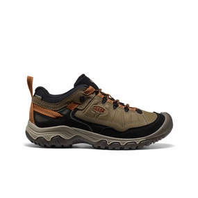 Men'S Targhee Iv Wide Waterproof Hiking Shoe  |  Sea Turtle/Roasted Pecan Elevated Simplicity