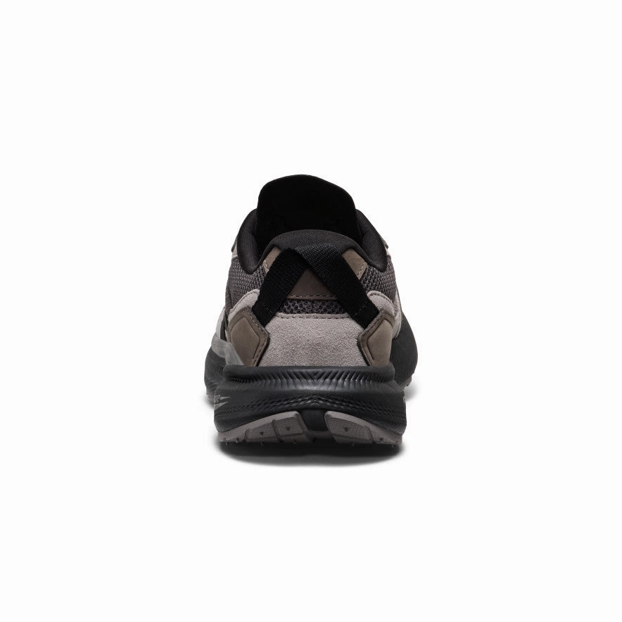 Men'S Wk500 Leather Walking Shoe  |  Steel Grey/Black Tailored For Life