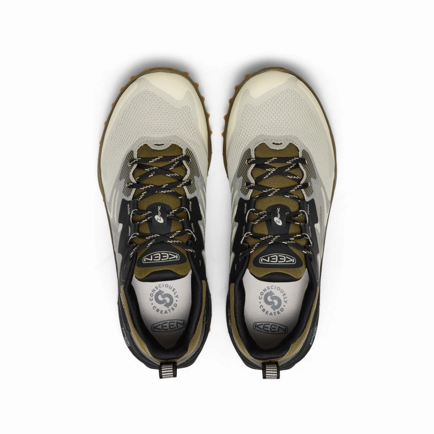 Men'S Zionic Nxt Waterproof Hiking Shoe  |  Abbey Stone/Dark Olive Modular Minimalism Daily Build
