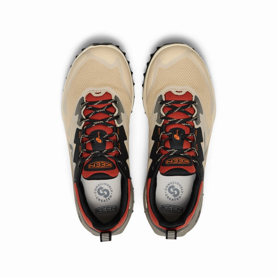 Men'S Zionic Nxt Waterproof Hiking Shoe  |  Safari/Red Ochre Pure Urban
